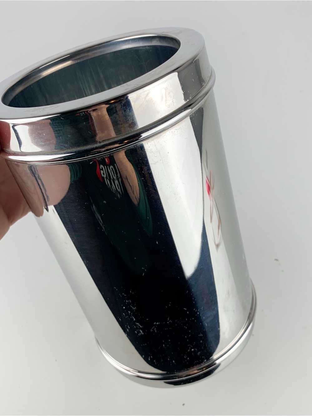 Inox Italy Stainless Steel Wine Chiller/Cooler Silver Holiday Williams Sonoma